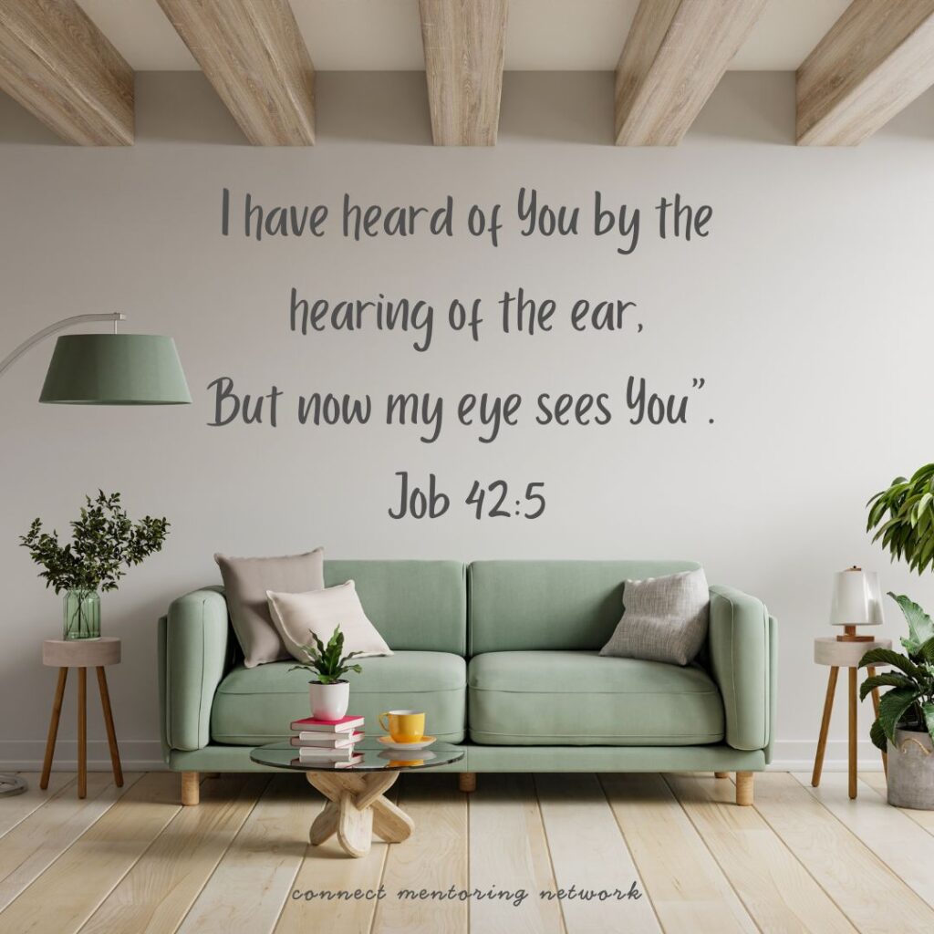 Let's trust in God as He works, before we see the end.