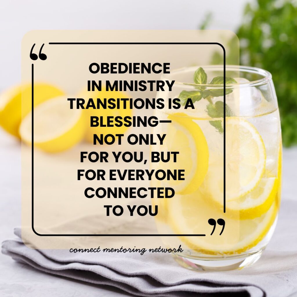 Navigating obedience in ministry transitions: how to honor past seasons, stay emotionally healthy, and embrace God’s next assignment with confidence.