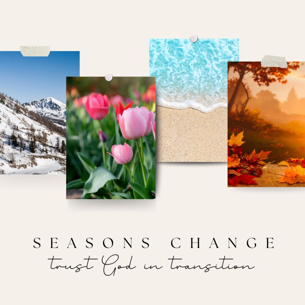 trusting God in transition