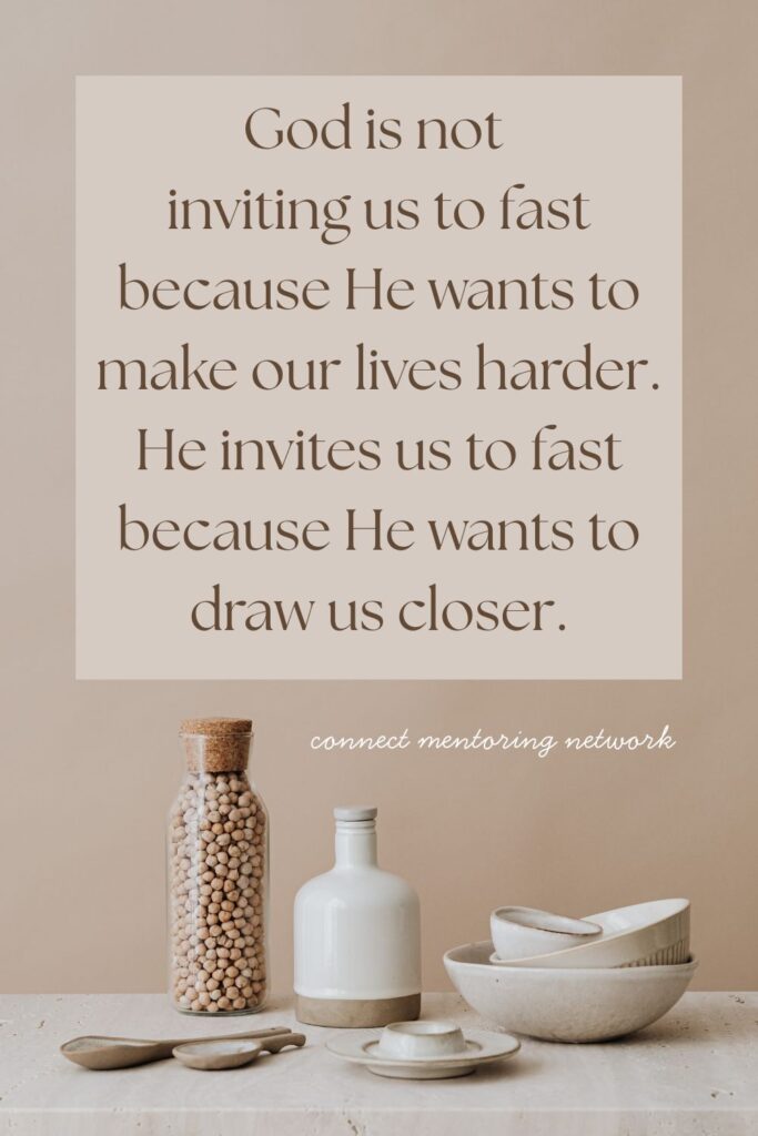 At its heart, fasting is about surrender.
It is choosing to say, “God, I want You more than I want this thing.”