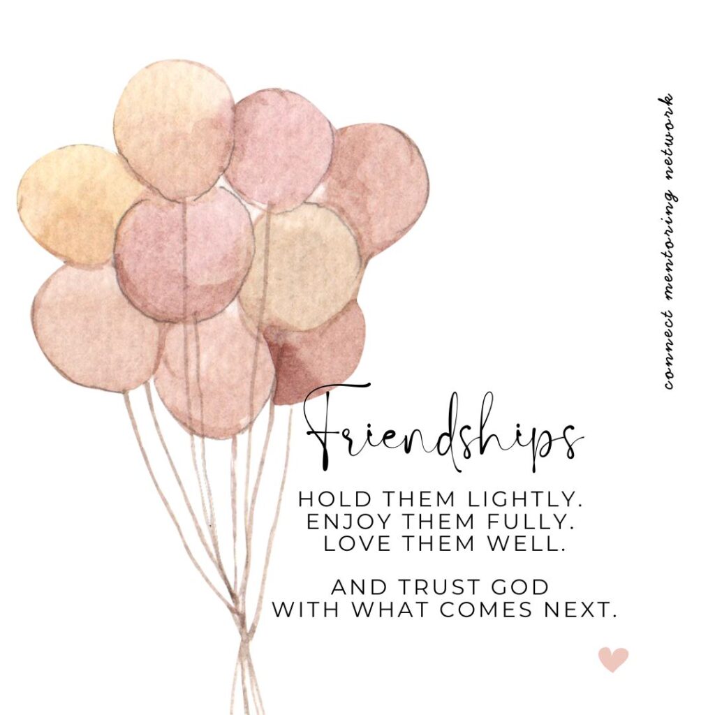 Can a Pastor's Wife have Friends? Yes - But (like everything else) Hold Them Lightly!